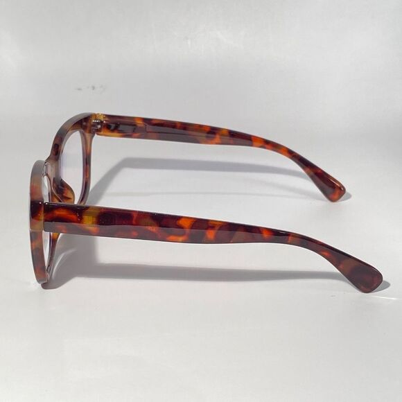 1561 Mona Reading Glasses 1.25 Tortoise Readers Rounded Square Frame NWT - Picture 4 of 9